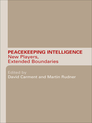 cover image of Peacekeeping Intelligence
